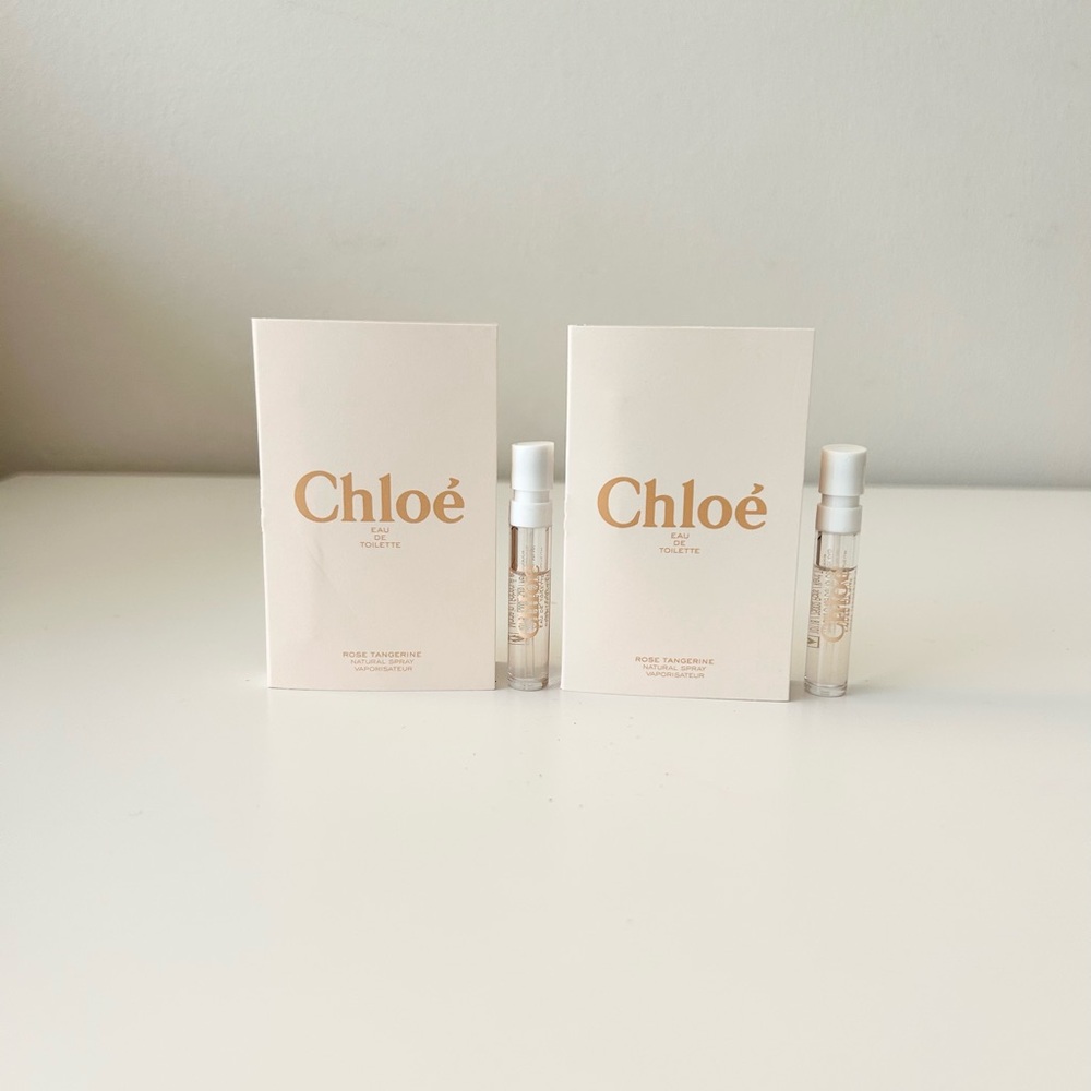 CHLOE Rose Tangerine EDT Vial Spray Sample 1.2 mL x 2